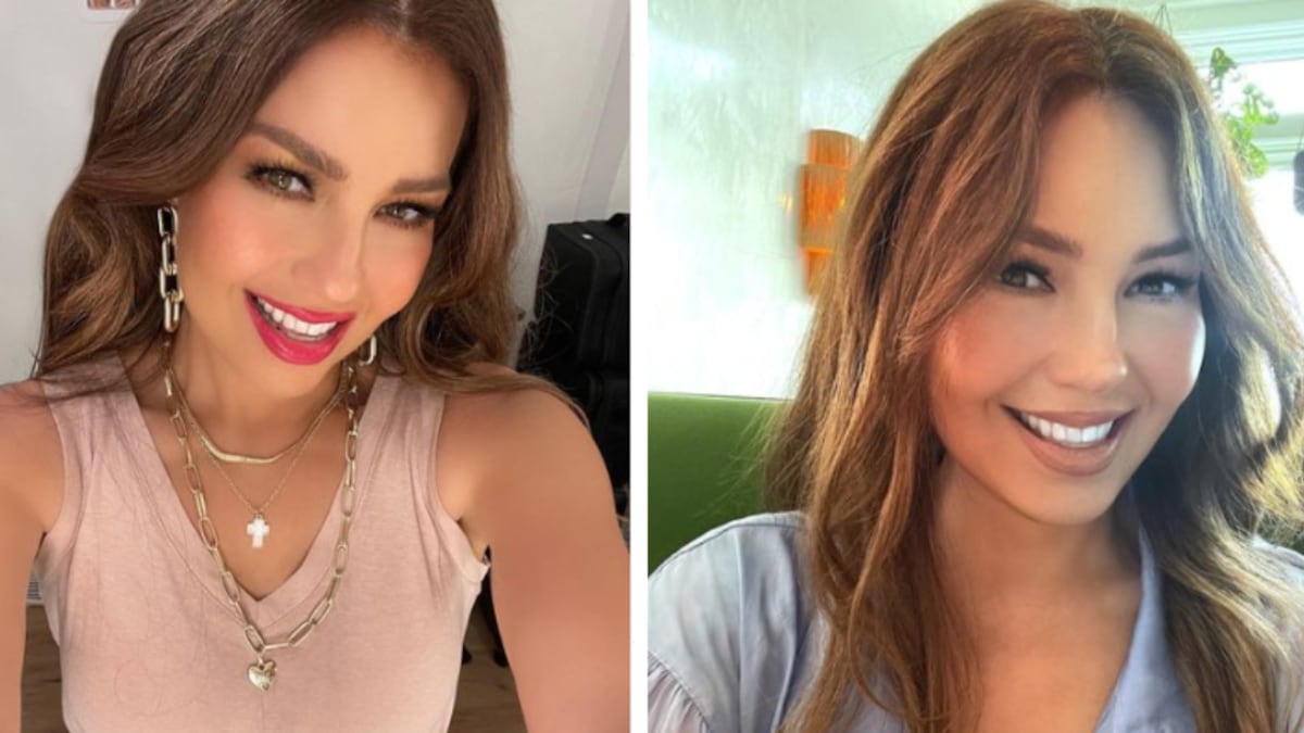 Thalía posó en el New York Fashion Week.