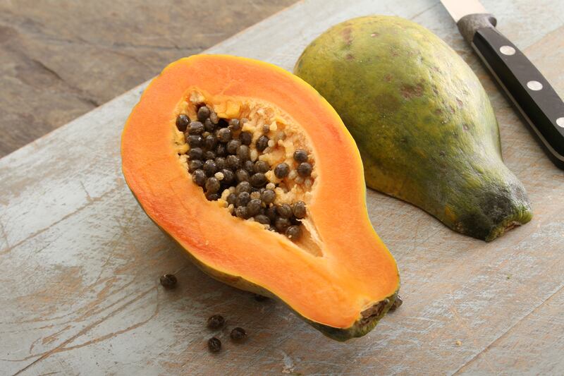 Anticonceptivo masculino a base de papaya