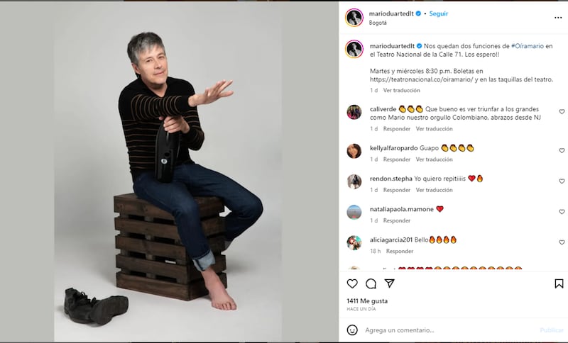 “Rico”: Nicolás Mora en teatro esta ‘más bueno’ que ‘Betty, la Fea’ en teatro.