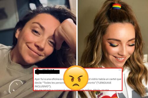 Regina Blandón da lección a tuitera que señala el lenguaje inclusivo de ser una “payasada”