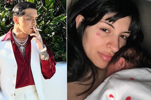 “Y el progenitor con los caballos”: usuarios critican a Christian Nodal por video de su hija