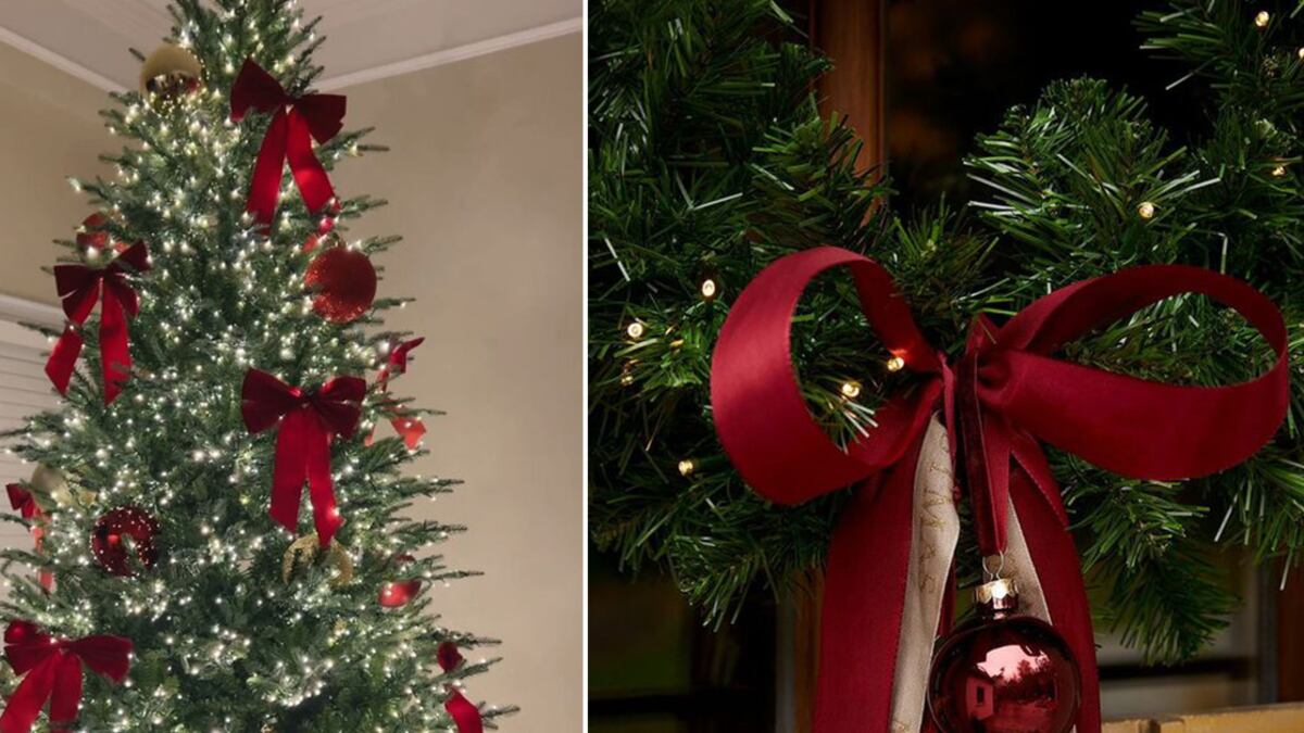 Navidad decoración lazos