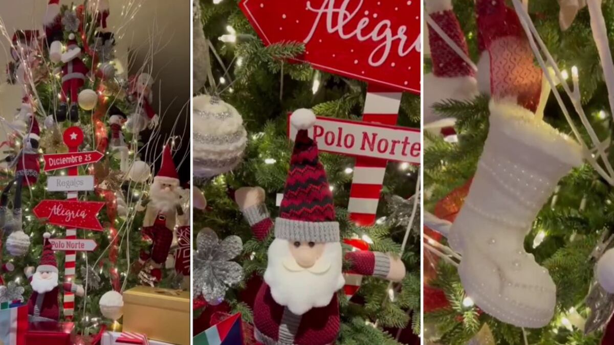 Marlene Favela eligió cada detalle de su árbol de Navidad con su hija este 2022