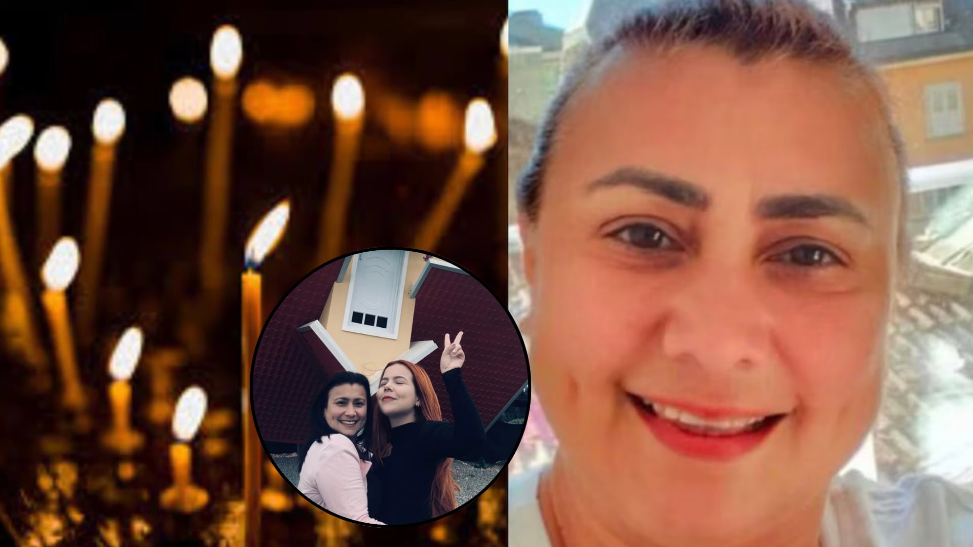 Yulixa Toloza con su sobrina, Karen León