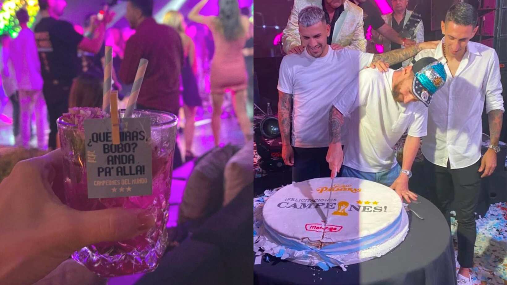 Lionel Messi tiró la casa por la ventana para festejar el título de Argentina.