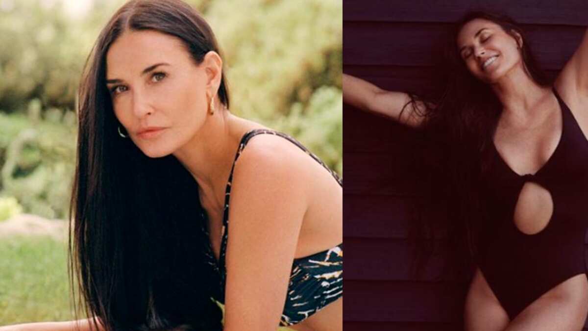 Demi Moore tiene los bikinis más cómodos y elegantes para mujeres de 50
