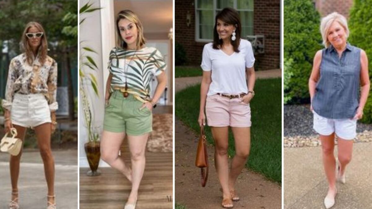 Las mujeres a los 30 con shorts