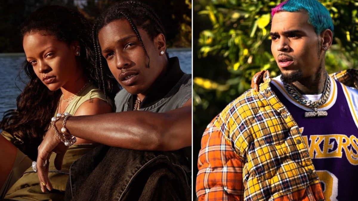 Rihanna y A$AP Rocky / Chris Brown