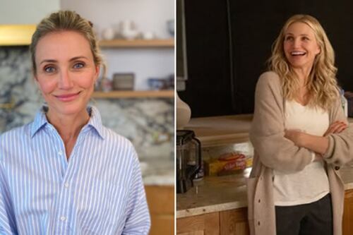 Cameron Díaz volvió al cine tras 10 años y así de rejuvenecida y espectacular lució con look “total black”