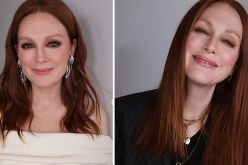 Julianne Moore no le teme a sus 61 años y le dice sí a las transparencias con sensual vestido