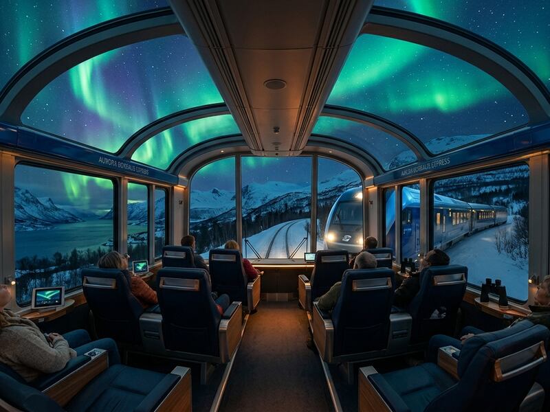 Tren panorámico Noruega