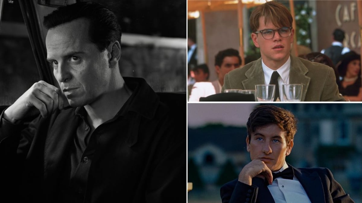 Escenas de 'Ripley', 'El talentoso Sr. Ripley' y 'Saltburn'