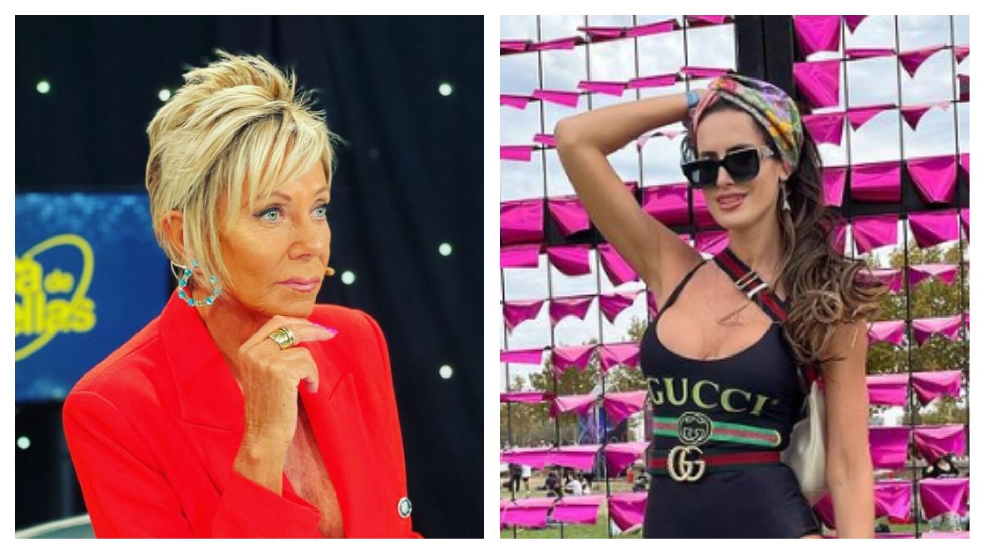 Raquel Argandoña y Adriana Barrientos