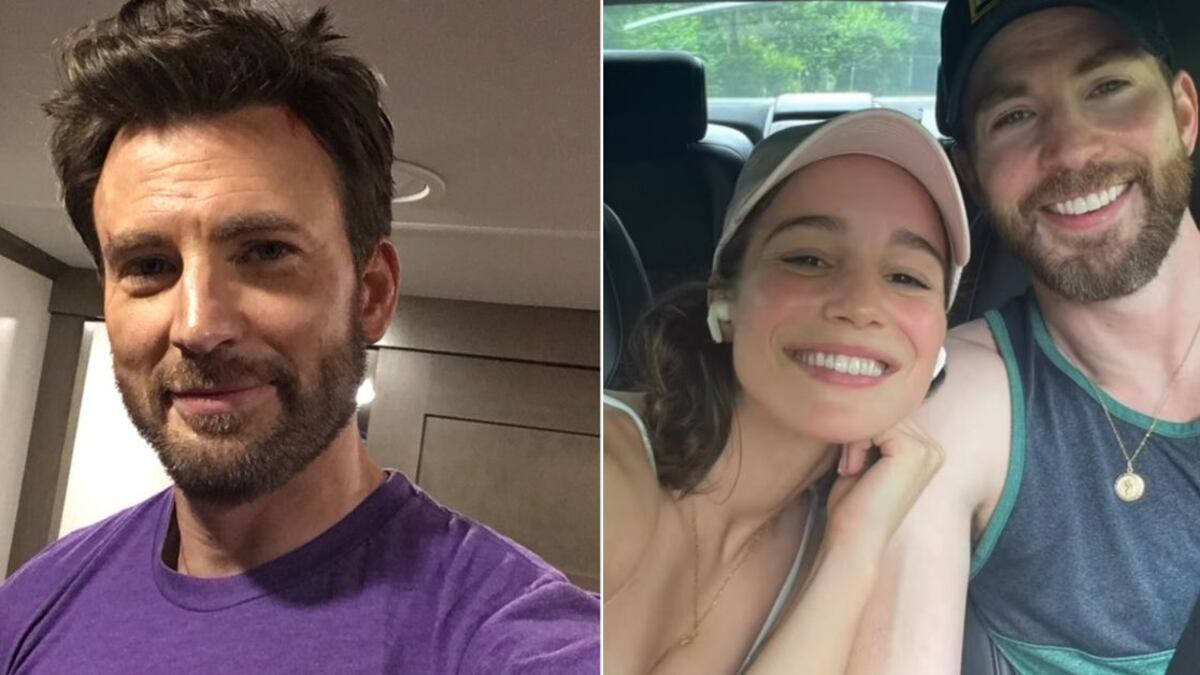 Chris Evans y Alba Baptista