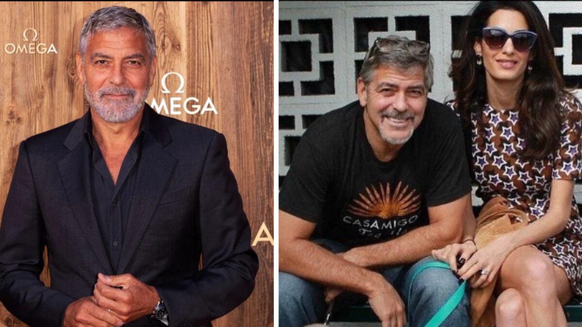 George Clooney sigue siendo guapo a sus 61 años.