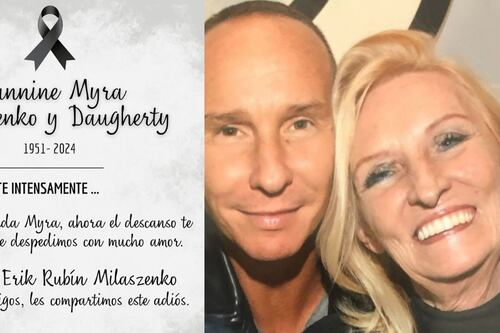 Erik Rubin anuncia la muerte de su mamá: “No me pararé al lado de tus cenizas a llorar”