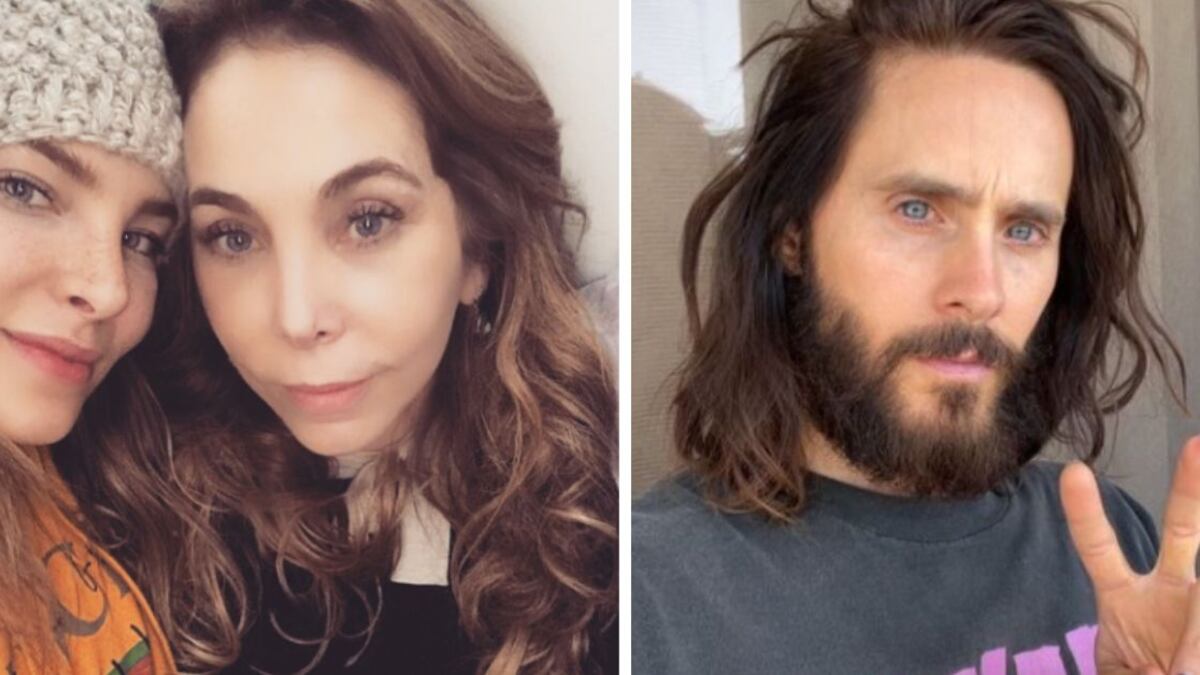 Belinda se mostró feliz con Jared Leto en la playa