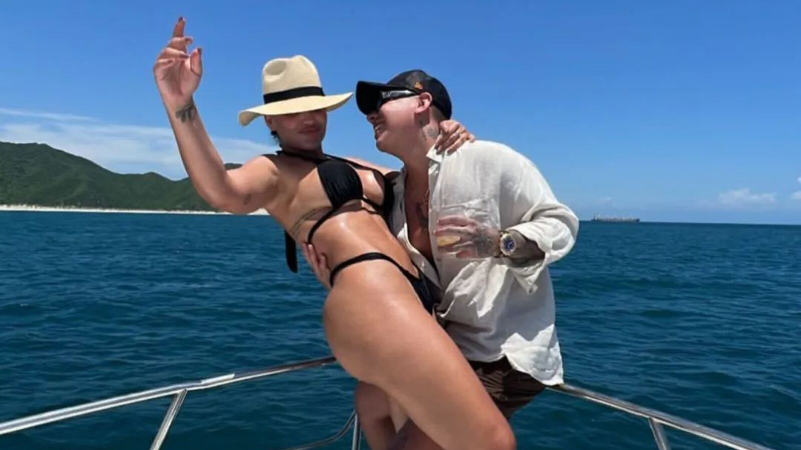 Las vacaciones de Andrea Valdiri y Felipe Saruma