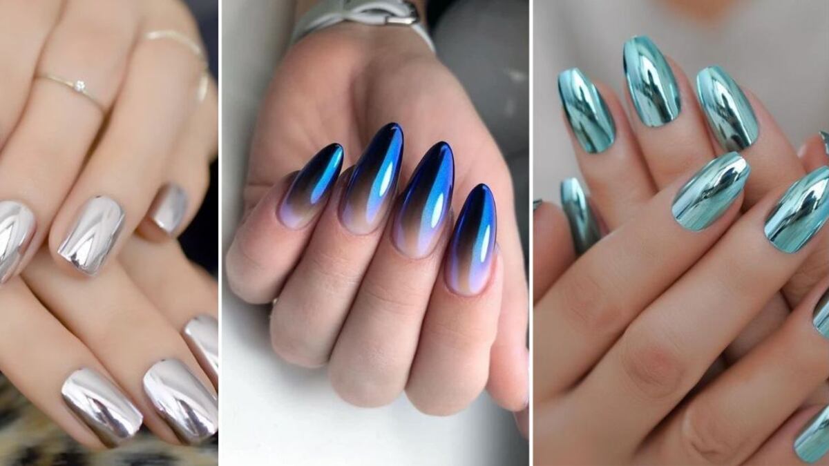 La manicura espejo es la más elegante y moderna