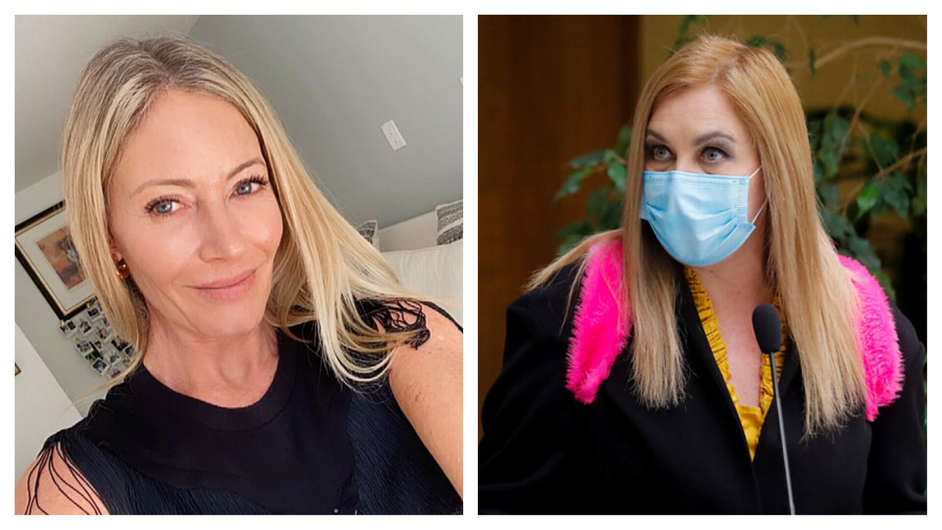 Marcela Vacarezza y Pamela Jiles