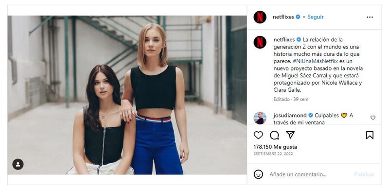 Clara Galle protagonizará 'Ni una más' junto a Nicole Wallace