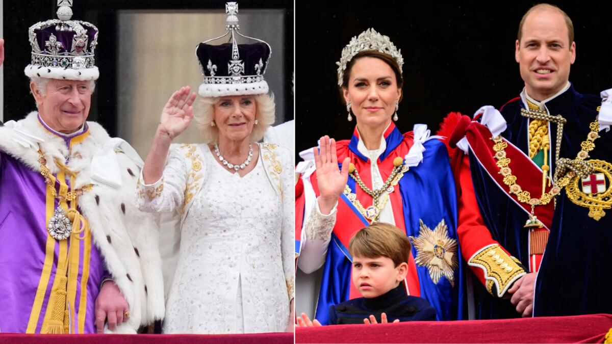 Rey Carlos, Camila Parker, Príncipe William y Kate Middleton