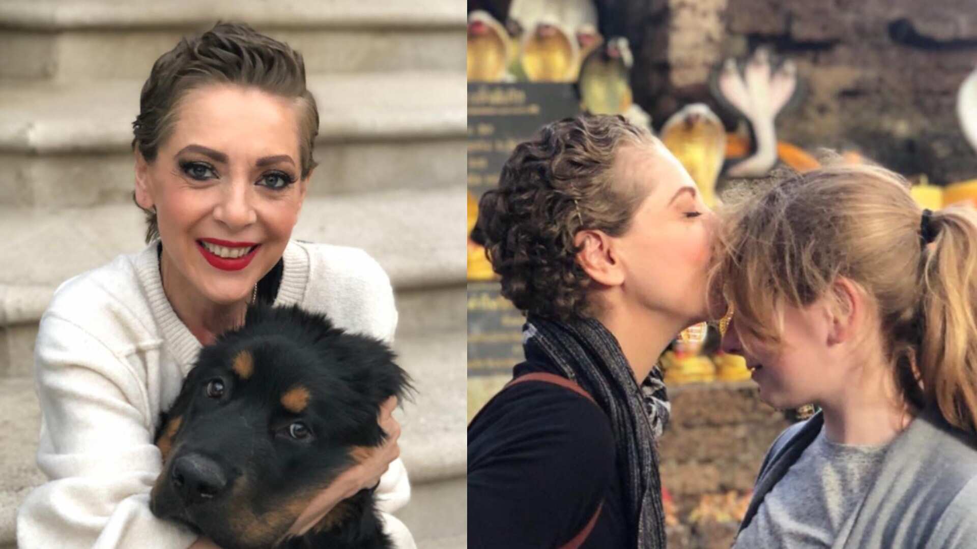 Las fotos de Edith González con su hija Constanza recién nacida que fueron juzgadas sin razón