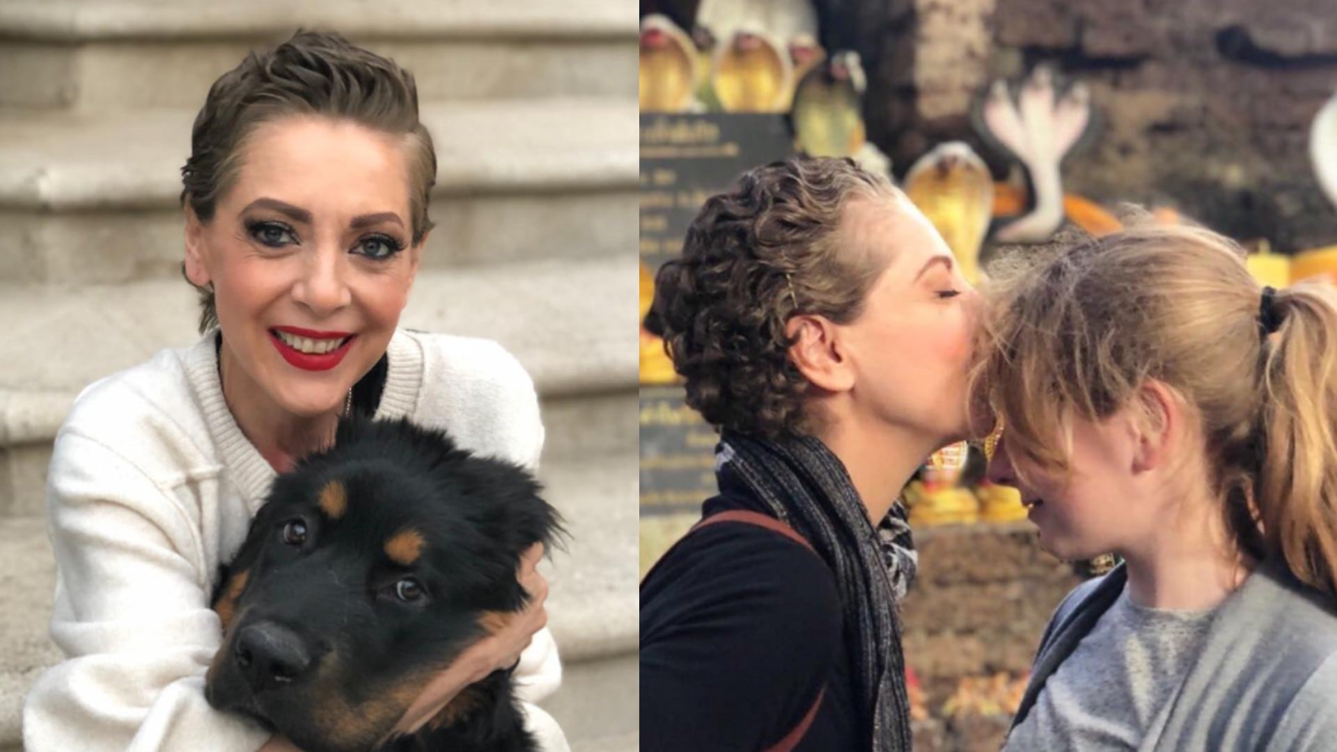 Las fotos de Edith González con su hija Constanza recién nacida que fueron juzgadas sin razón