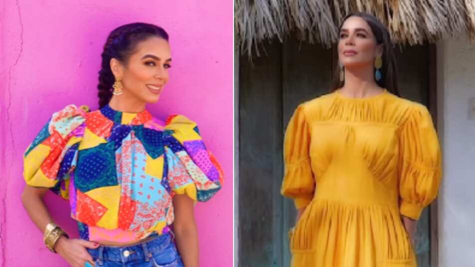 Los atuendos coloridos de Biby Gaytán en Instagram