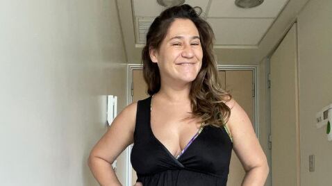 Belén Mora mostró su figura a solo un día de dar a luz