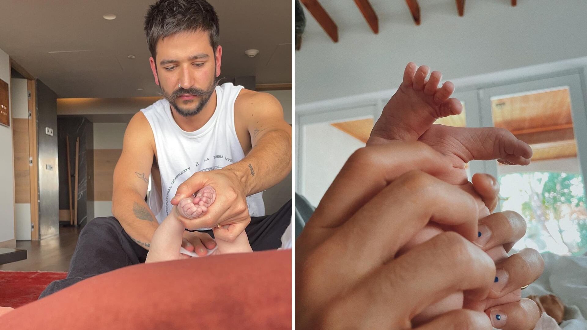 Evaluna, Camilo y su hija Índigo