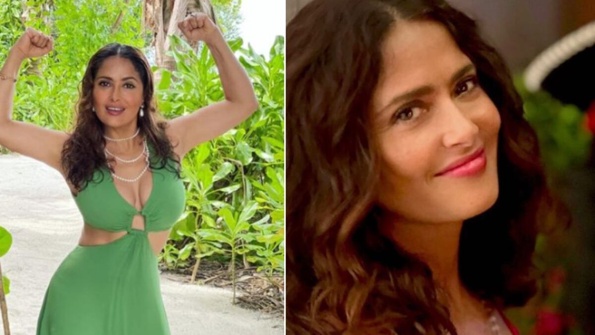 ¡La hizo gritar! Salma Hayek hace broma pesada a su masajista tailandesa y enamora al internet