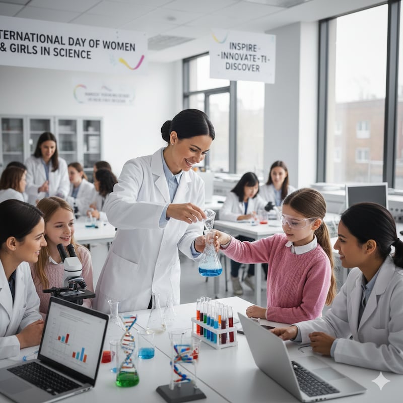 Niñas en la ciencia