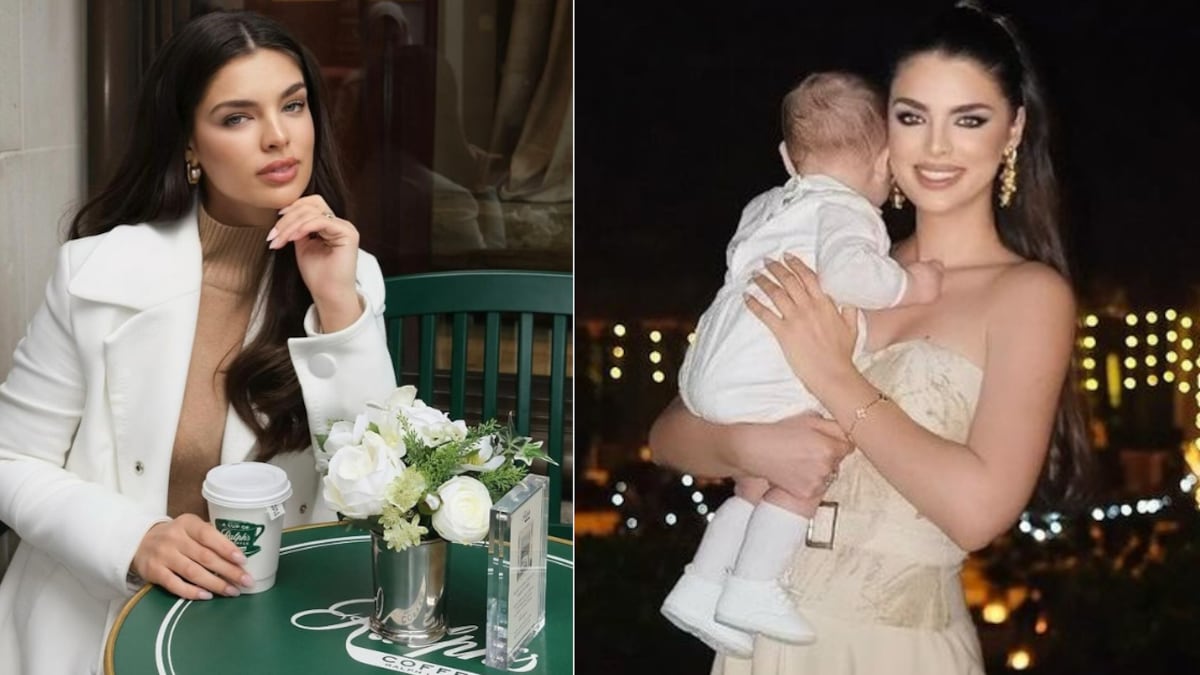 Nadia Ferreira y su hijo Marquito