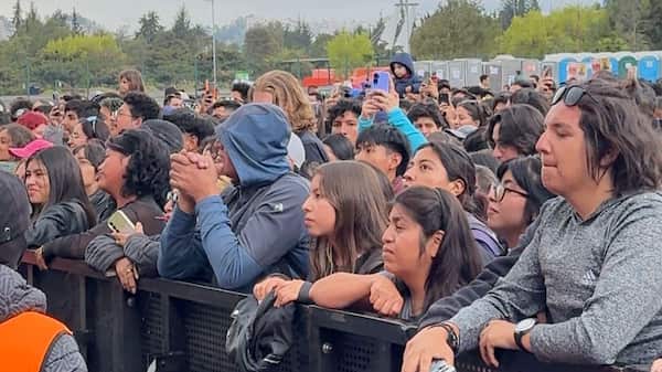 Primer día de la edición número XXI del Quitofest en el parque Bicentenario.