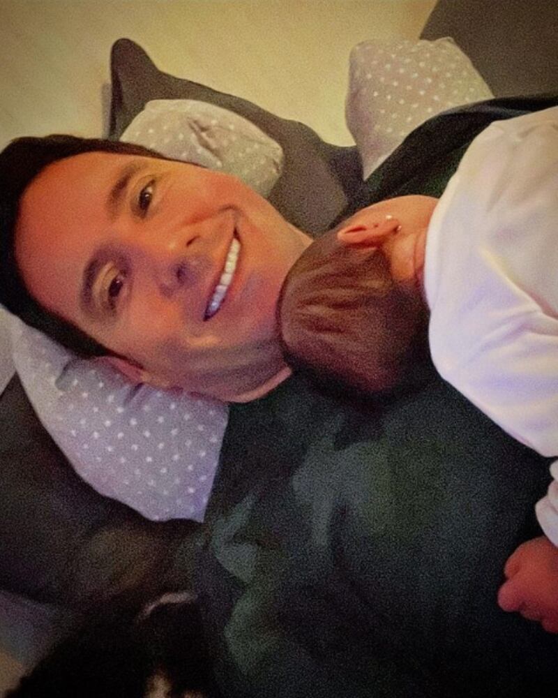 Pancho Saavedra reveló que se convirtió en padre