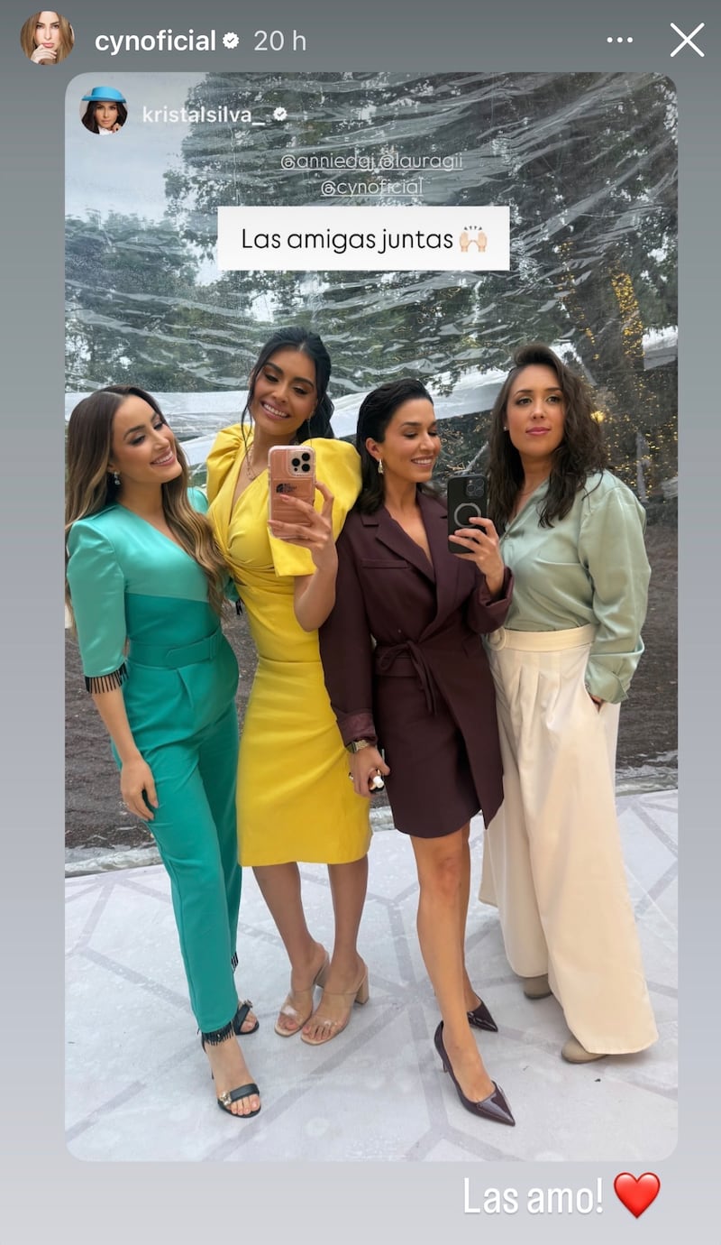 Cynthia Rodríguez en el autizo del hijo del ‘Capi’ Pérez