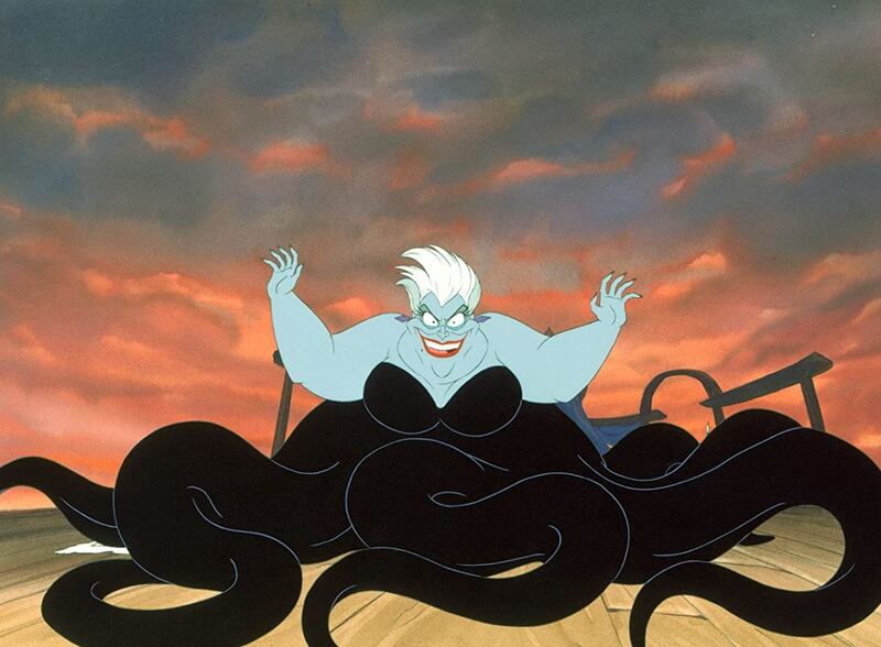 Úrsula de 'La sirenita' es una de las antagonistas más famosas de Disney