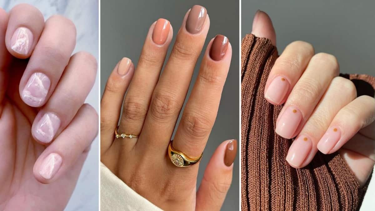 Tres diseños de uñas cortas y elegantes