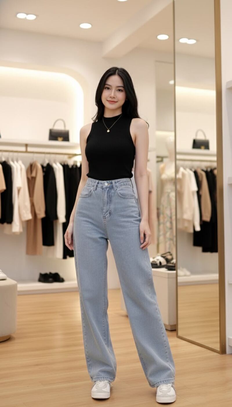 Cómo usar los jeans tubo de estufa o stovepipe jeans en 2026