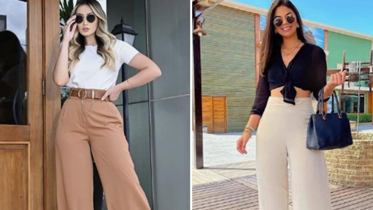 Moda pantalón palazzo