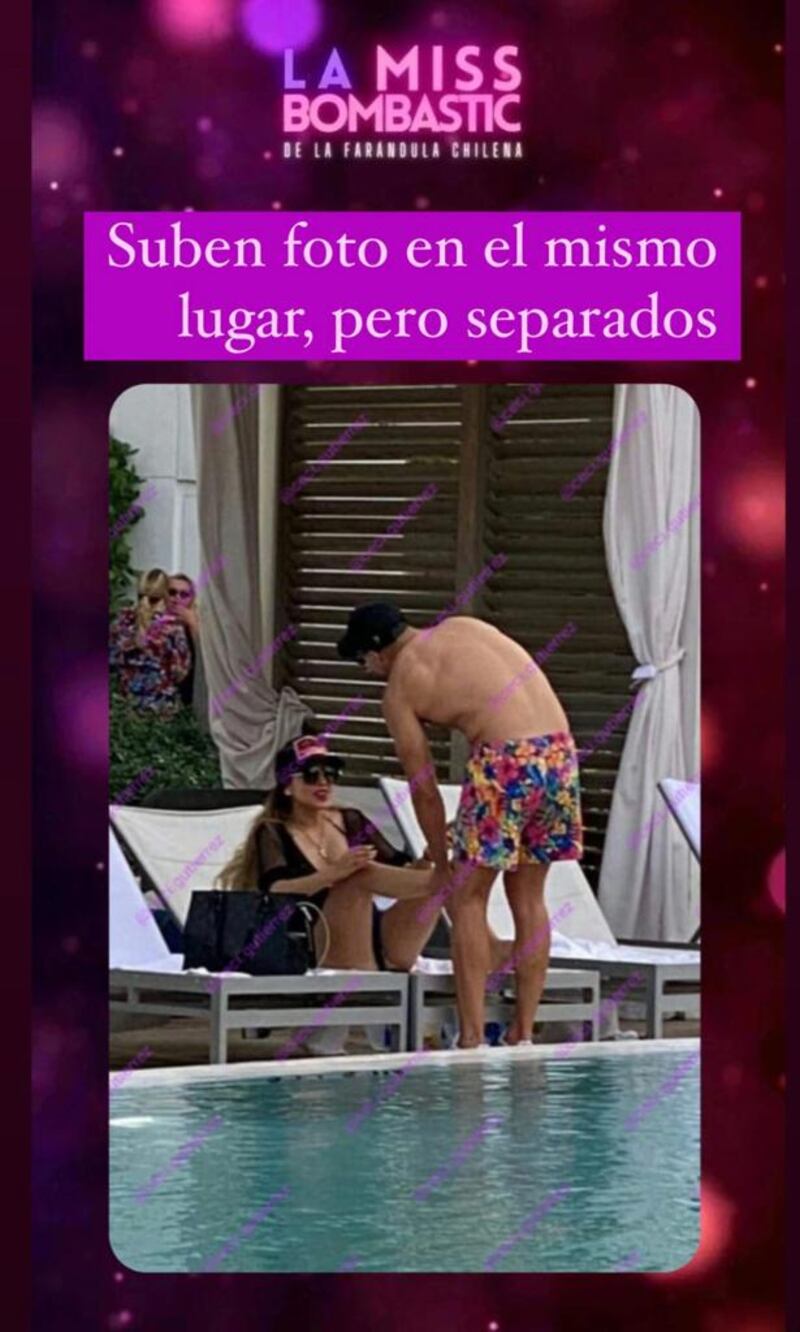 María Teresa Matus y Camilo Huerta en Miami
