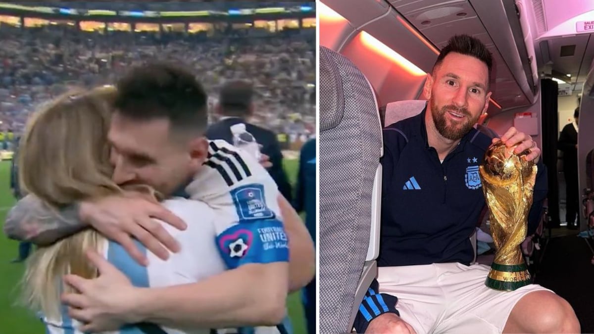 Lionel Messi y Antonia Farías