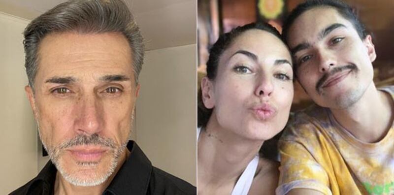 Sergio Mayer y Bárbara Mori hijo