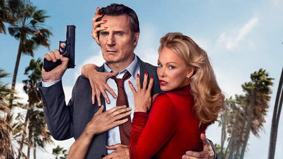 Liam Neeson y Pamela Anderson