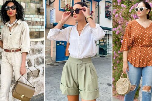 ¿Quieres ir fresca sin mostrar los brazos? Las blusas de manga francesa son la opción más chic