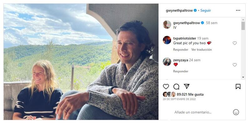 Gwyneth Paltrow y Brad Falchuk tiene cinco años felizmente casados