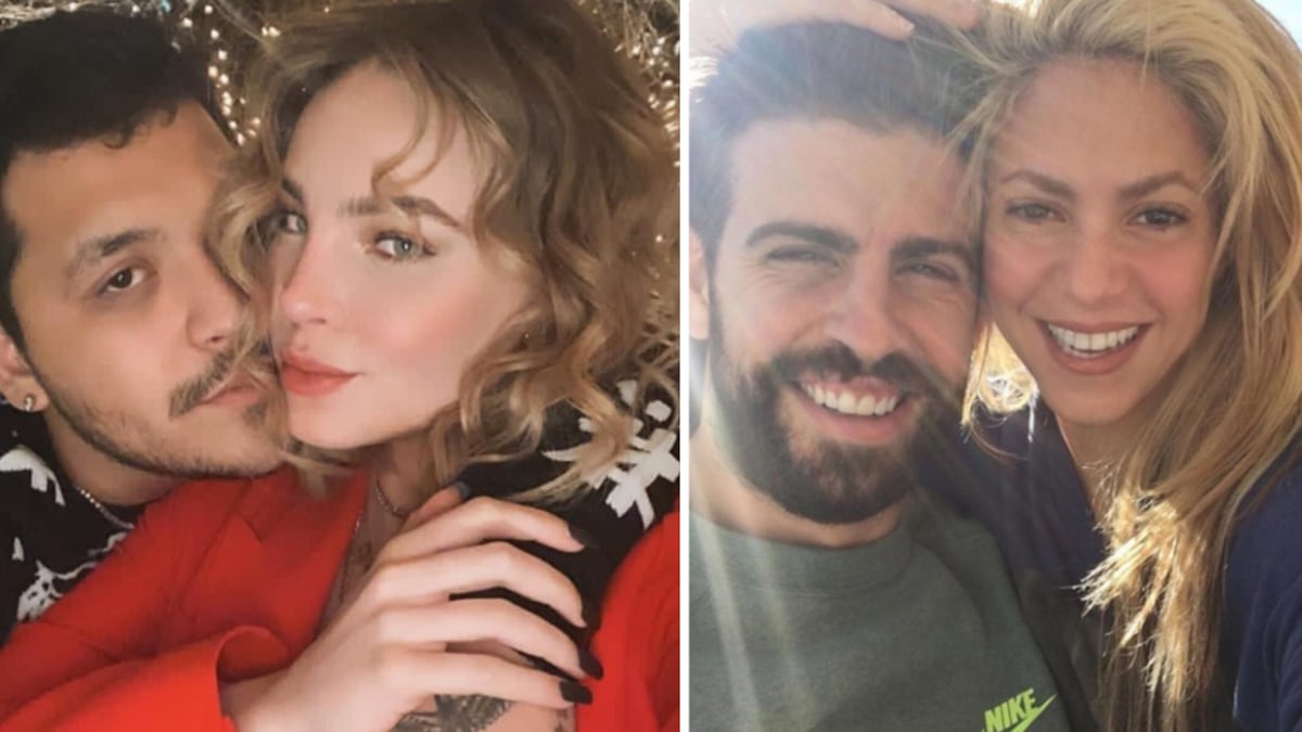 Nodal y Belinda Shakira y Piqué