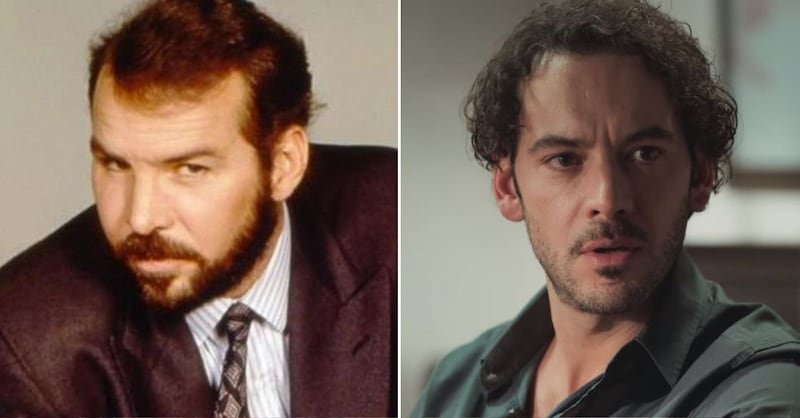 Cristóbal Errázuriz en 'Café con aroma de mujer' (1994) y Diego Cadavid en 'Café con aroma de mujer' (2021)