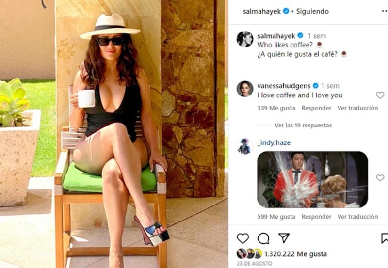 Salma Hayek bikini